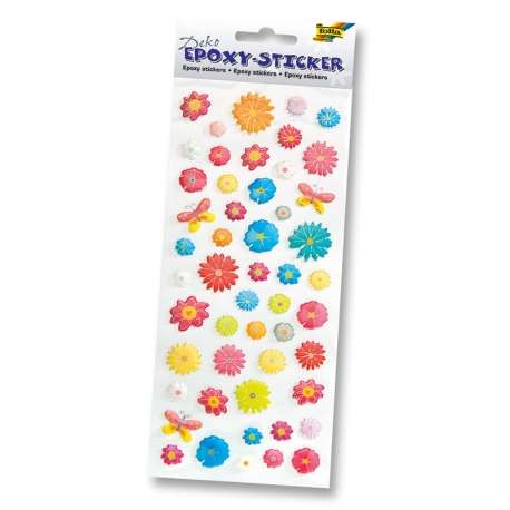 3D Epoxy Stickers - Autocollants Fleurs