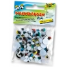 Yeux vacillants couleurs - avec cils - 100 pcs assorties