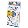 Crayons effaçables - 12 couleurs - Giotto Stilnovo