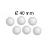 Boules en styropor - Ø 40 mm - sachet de 6 pièces