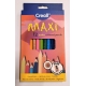 Crayons à grosse mine Creall-Maxi - 12 couleurs