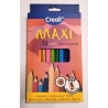 Crayons à grosse mine Creall-Maxi - 12 couleurs