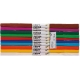 Assortiment de papiers crêpes fin 32 g - 50 x 250 cm