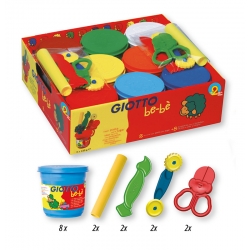 Schoolpack pâte à modeler avec  8 outils - Giotto be-bè
