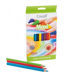 Crayons de couleur à grosse mine - Creall-Maxi
