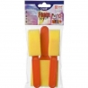 Set de 3 pinceaux en mousse - Creall