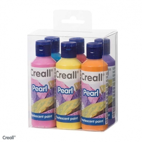 Peinture nacrée Creall Pearl Kit 6x80 ml