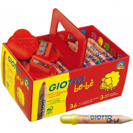 Super Crayons Giotto - box 36 pièces