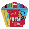 Super Feutres - étui de 12 couleurs - Giotto be-bè
