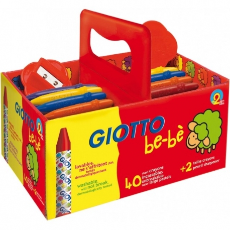 Super Craies Cire Giotto - box 40 pièces