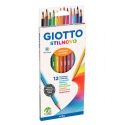 Crayons Giotto Stilnovo - 12 couleurs