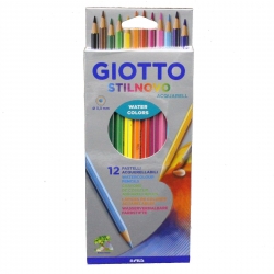 Crayons Giotto Stilnovo Acquarell - 12 couleurs