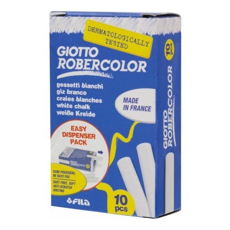Craies Giotto-Robercolor - 10 pièces - blanc