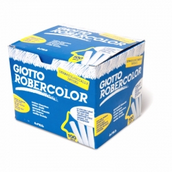 Craies blanches Giotto Robercolor - 100 pcs