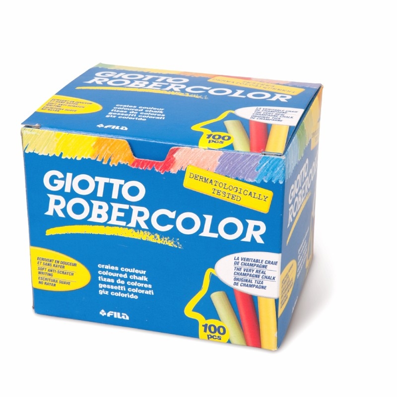 Craies en couleur - 100 pièces - Giotto-Robercolor