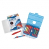 Craies cire aquarellables - 10 couleurs - Giotto Cera