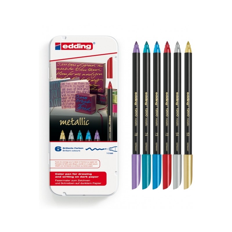 Edding 1200 Metallic Colour Pen