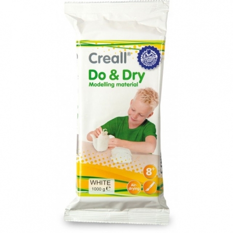 Creall Do&Dry pâte à modeler blanche 1 kg