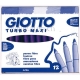 Feutre Giotto Turbo Maxi - 12 feutres monocolor