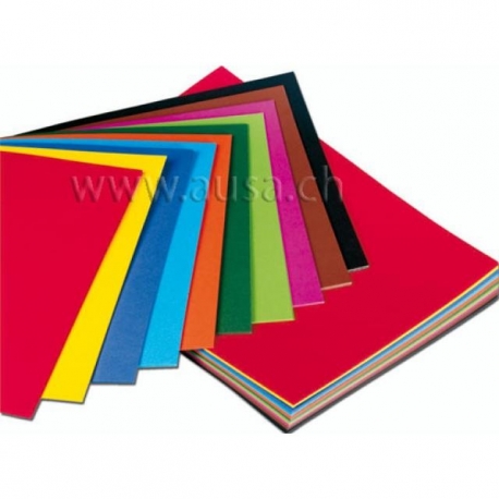 feuilles de papier cartonné A4 Rouge Foncé 300 gr/m²