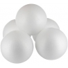 Boules en styropor - Ø 100 mm - sachet de 5 pièces