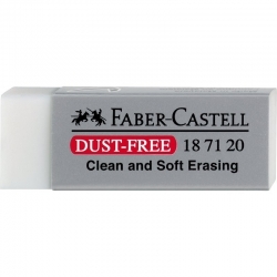 Gomme en plastique - blanc - Faber Castell